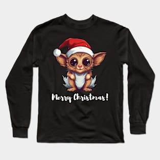 Merry Chrostmas Cute Elf Creature Long Sleeve T-Shirt